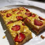 Strawberry Lemon Blondies