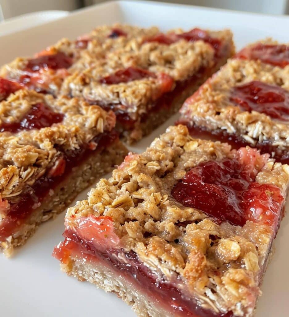 Strawberry Oatmeal Bars