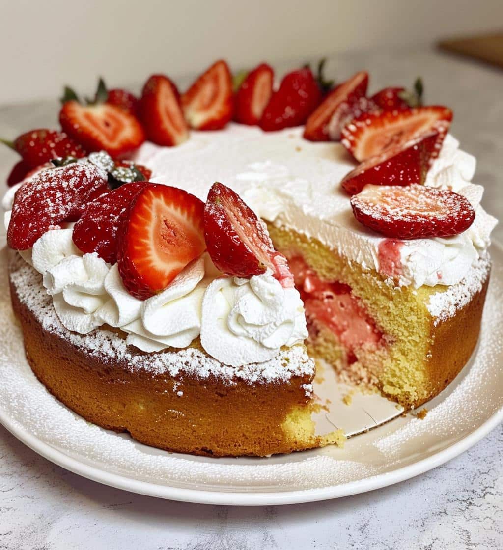 Strawberry Poke Cake
