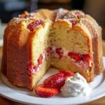 Strawberry Pound Cake