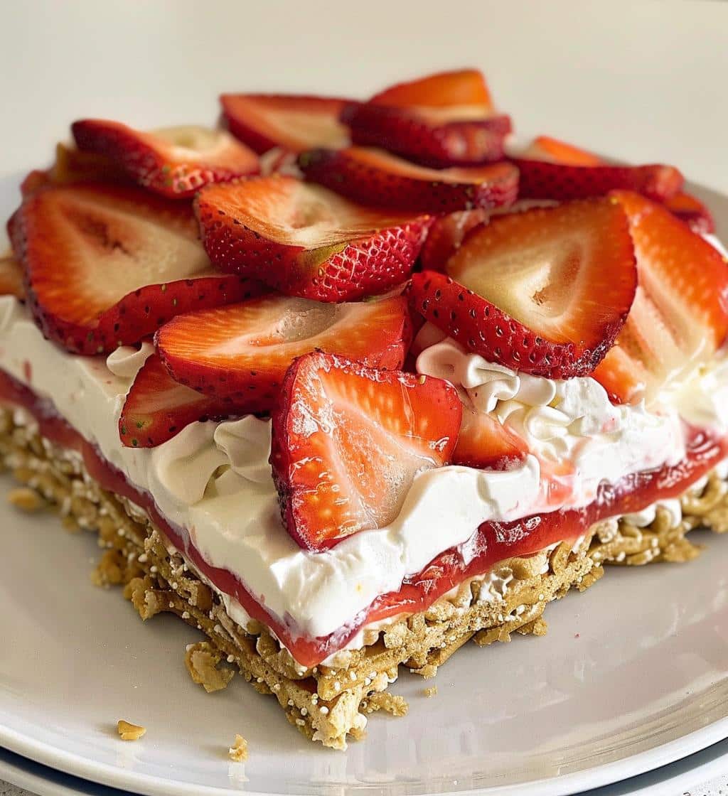 Strawberry Pretzel Salad