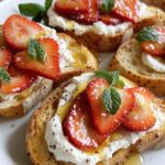 Strawberry Ricotta Bruschetta
