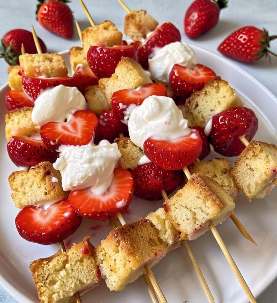 Strawberry Shortcake Kabobs