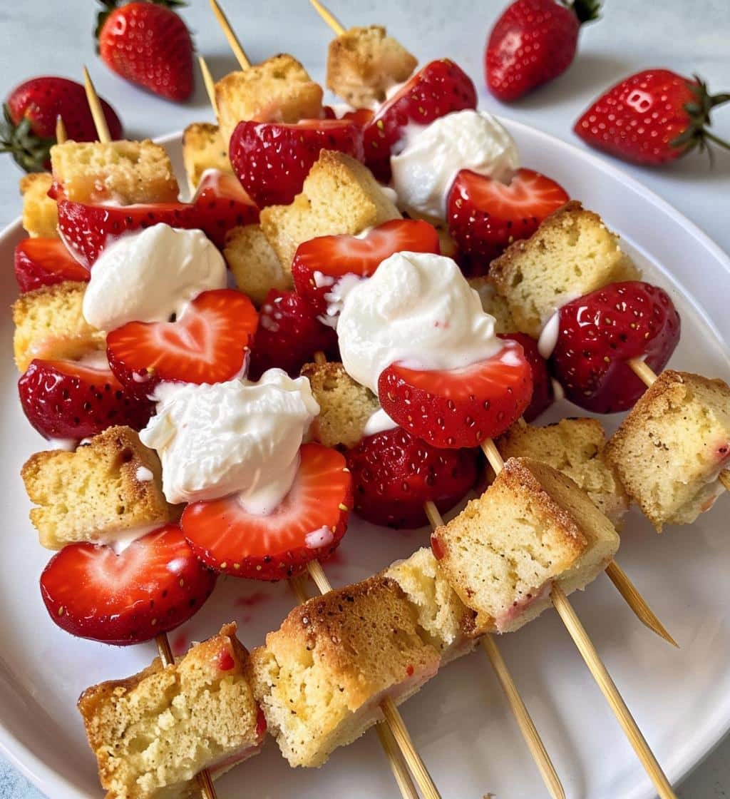 Strawberry Shortcake Kabobs